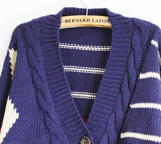 成人毛衣女扣子编织视频